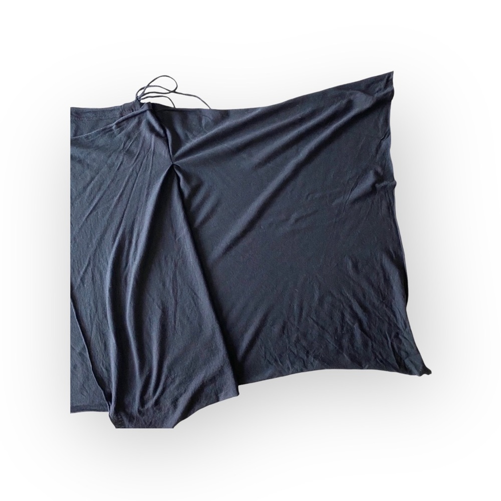 HTF: new Hard Tail ★ Float Layer Wrap Lightweight Cotton Mini Skirt ★ Black ★ S - Picture 5 of 16